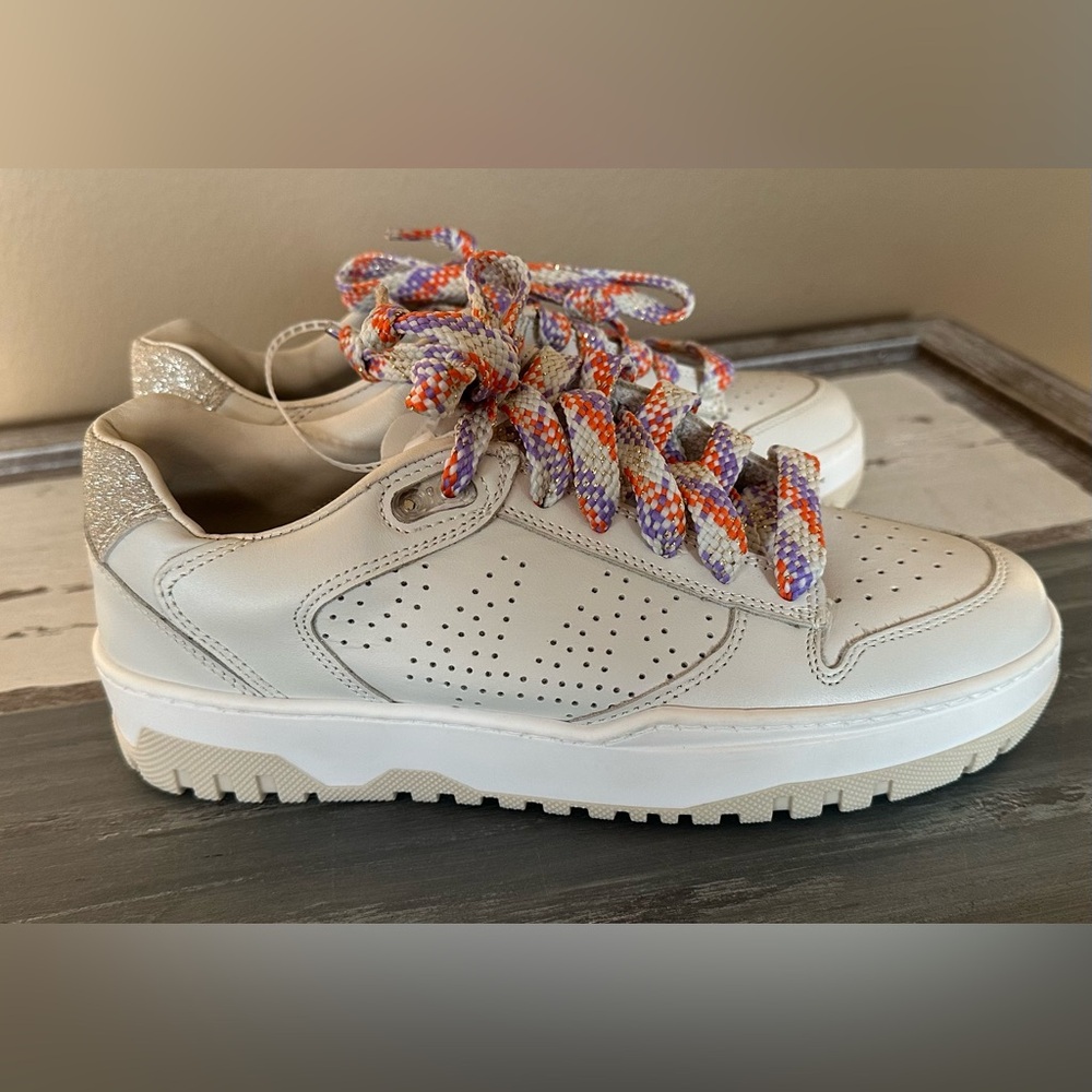 NWOT P448 Mason Glitterfine Sneaker -‎ Size 36